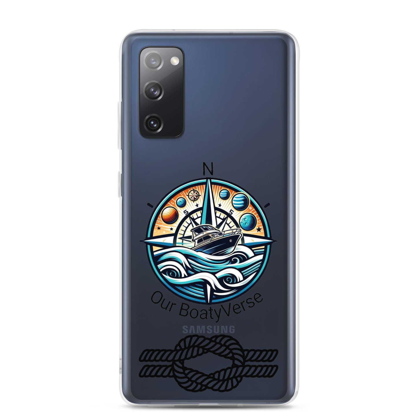Stylish Clear Case for latest Samsung® phones by Our BoatyVerse