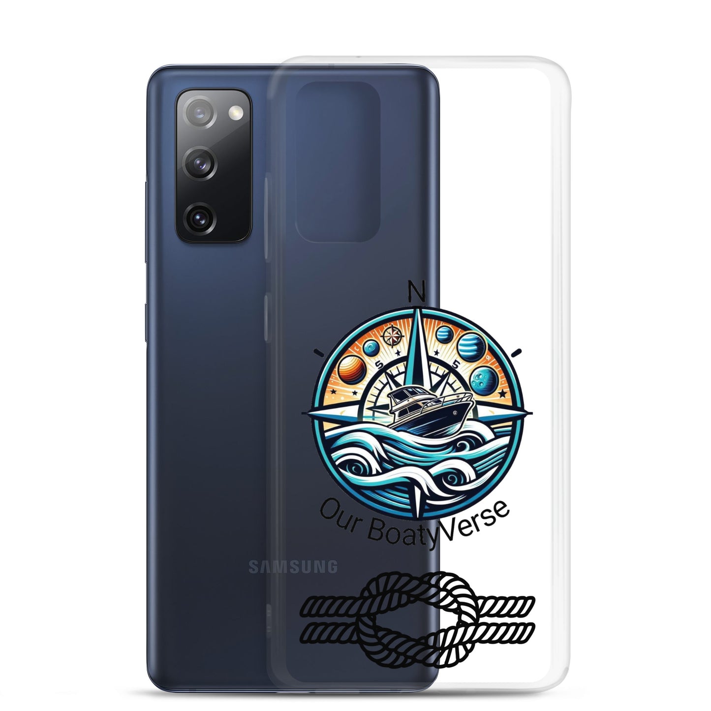 Stylish Clear Case for latest Samsung® phones by Our BoatyVerse