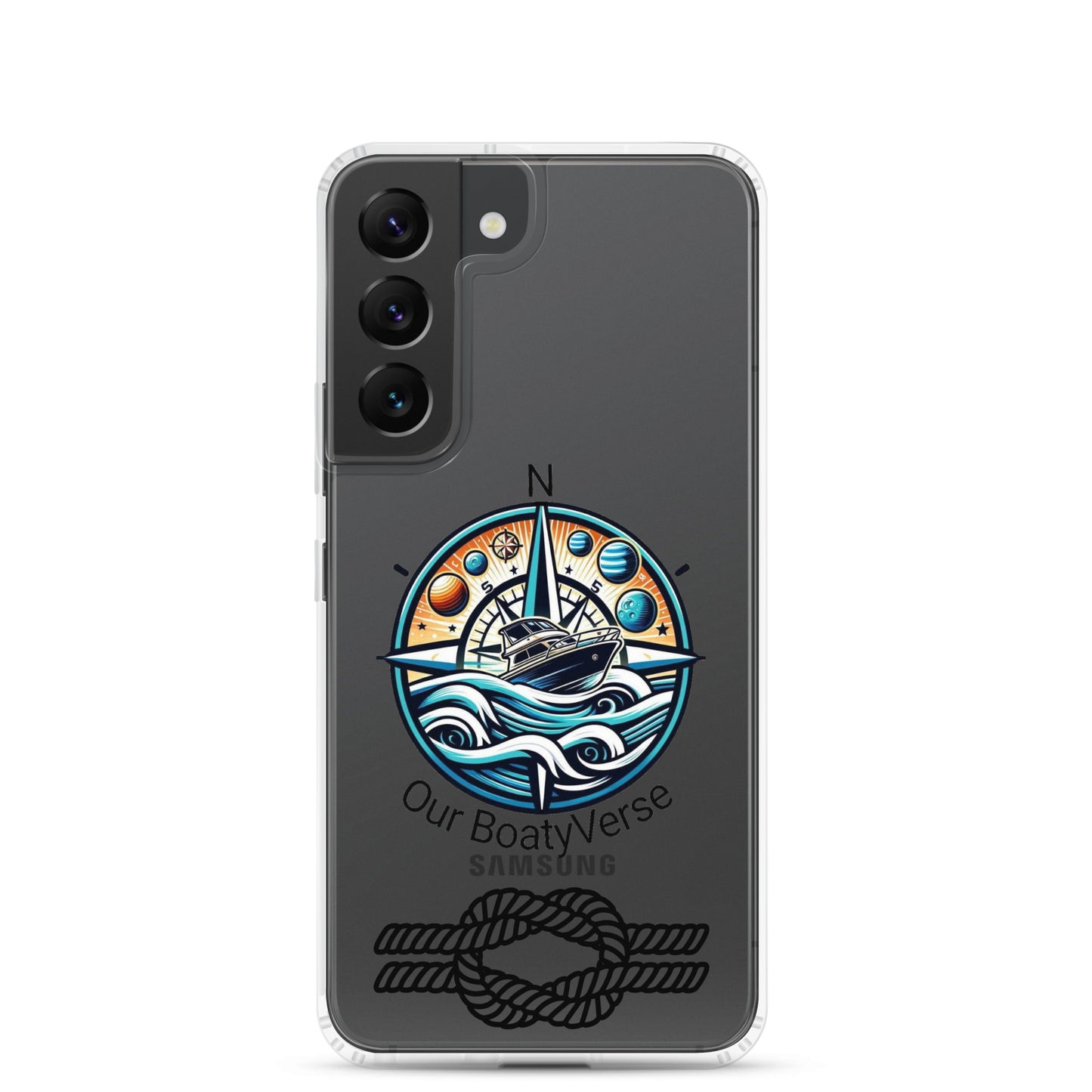 Stylish Clear Case for latest Samsung® phones by Our BoatyVerse