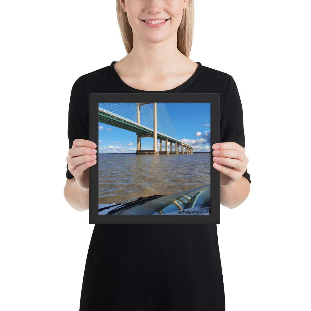 Prince of Wales Bridge Framed Poster Sunrise by Our BoatyVerse