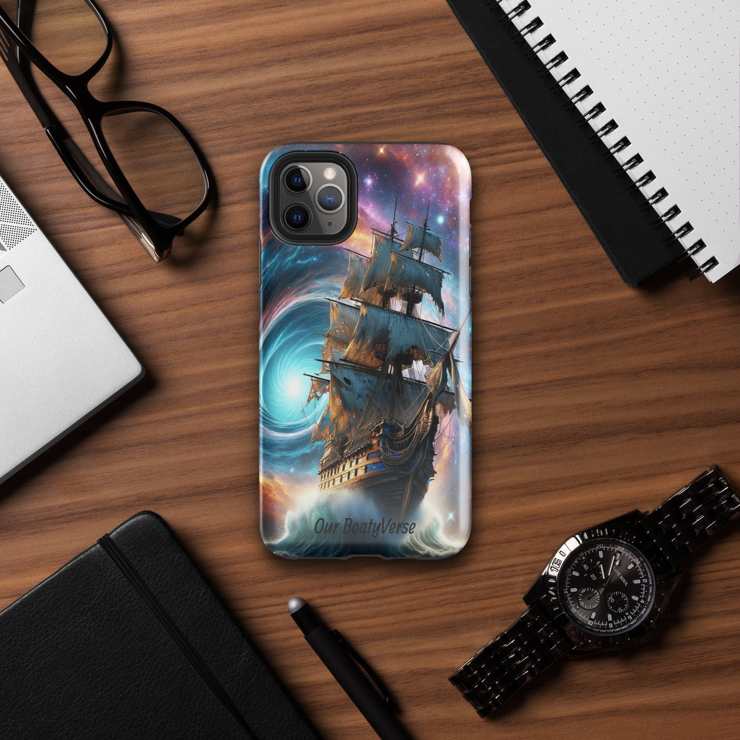 Sailing the Vortex Tough Case for iPhone® By Our BoatyVerse