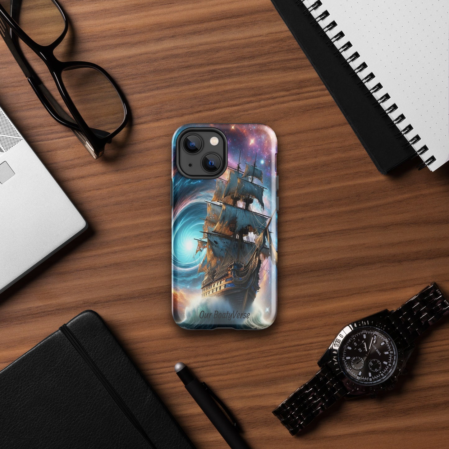 Sailing the Vortex Tough Case for iPhone® By Our BoatyVerse
