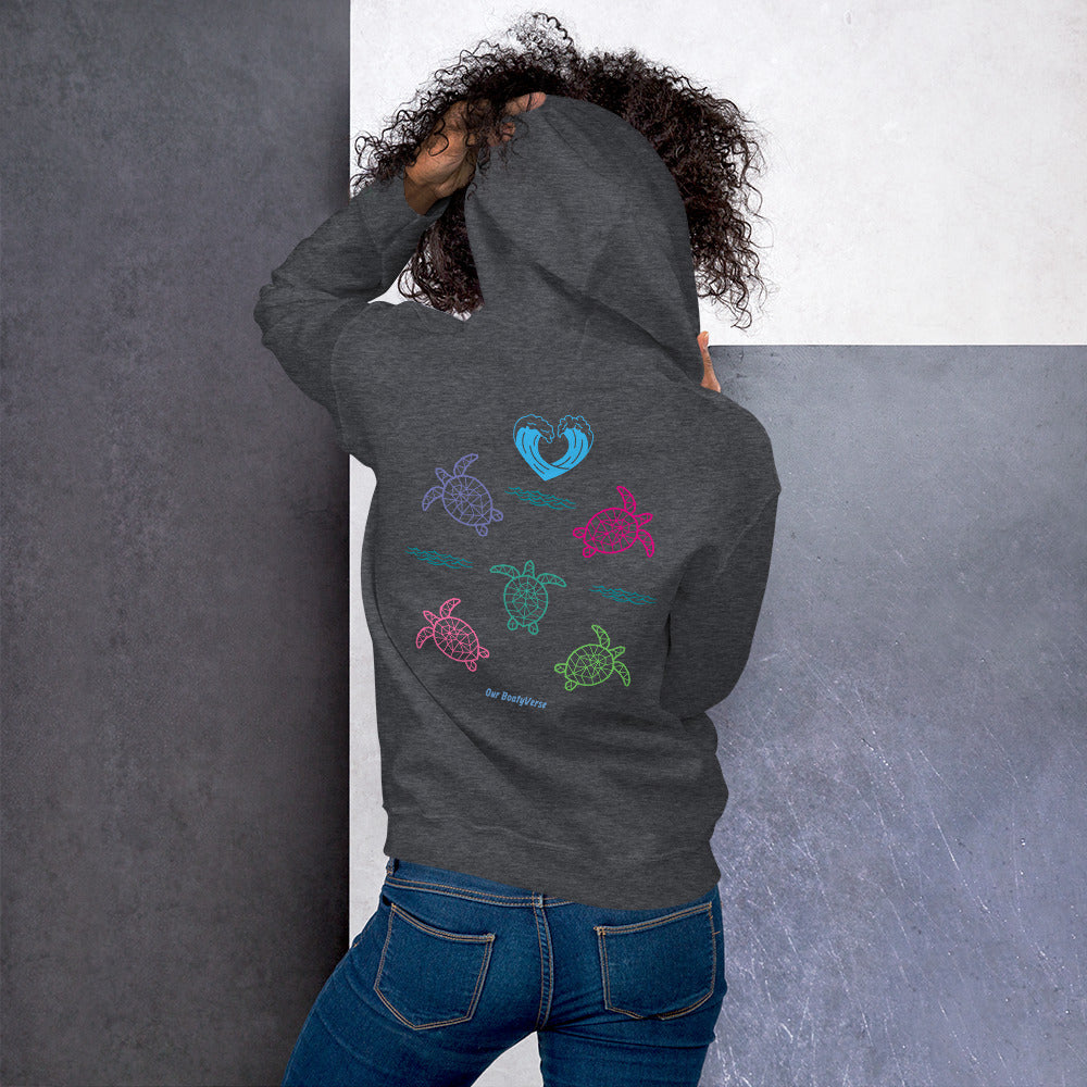 Turtle Love Hoodie by Our BoatyVerse