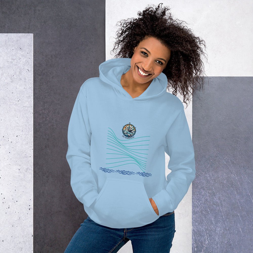 Light and Bright Ocean Hoodie by Our BoatyVerse