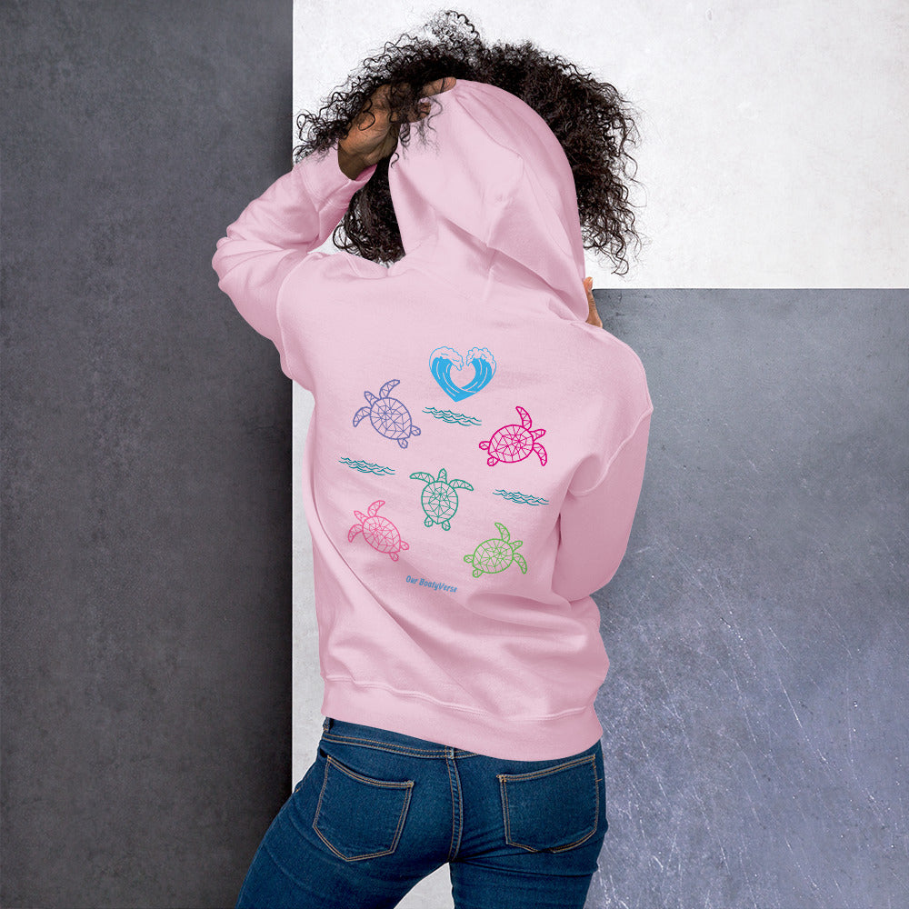 Turtle Love Hoodie by Our BoatyVerse