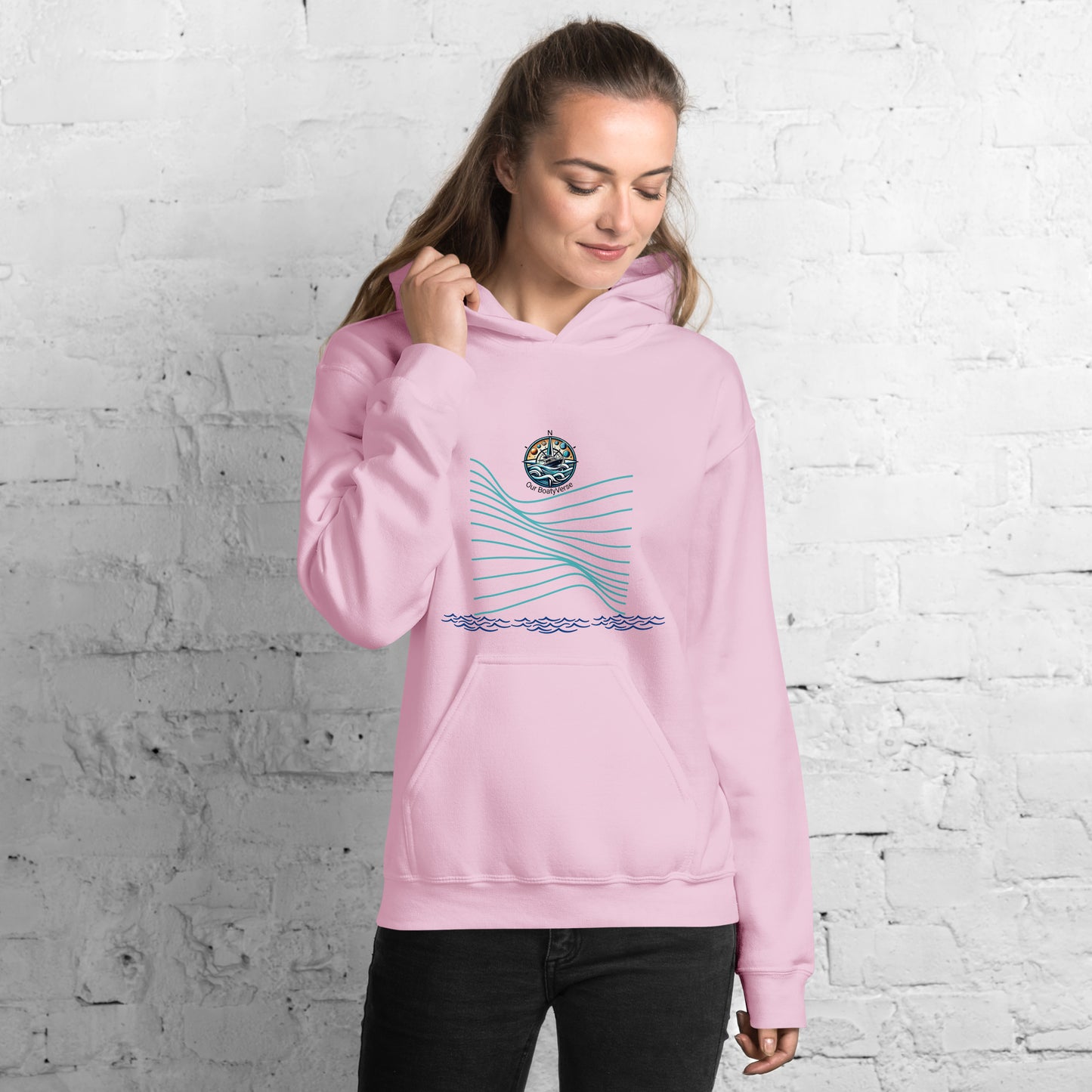 Light and Bright Ocean Hoodie by Our BoatyVerse