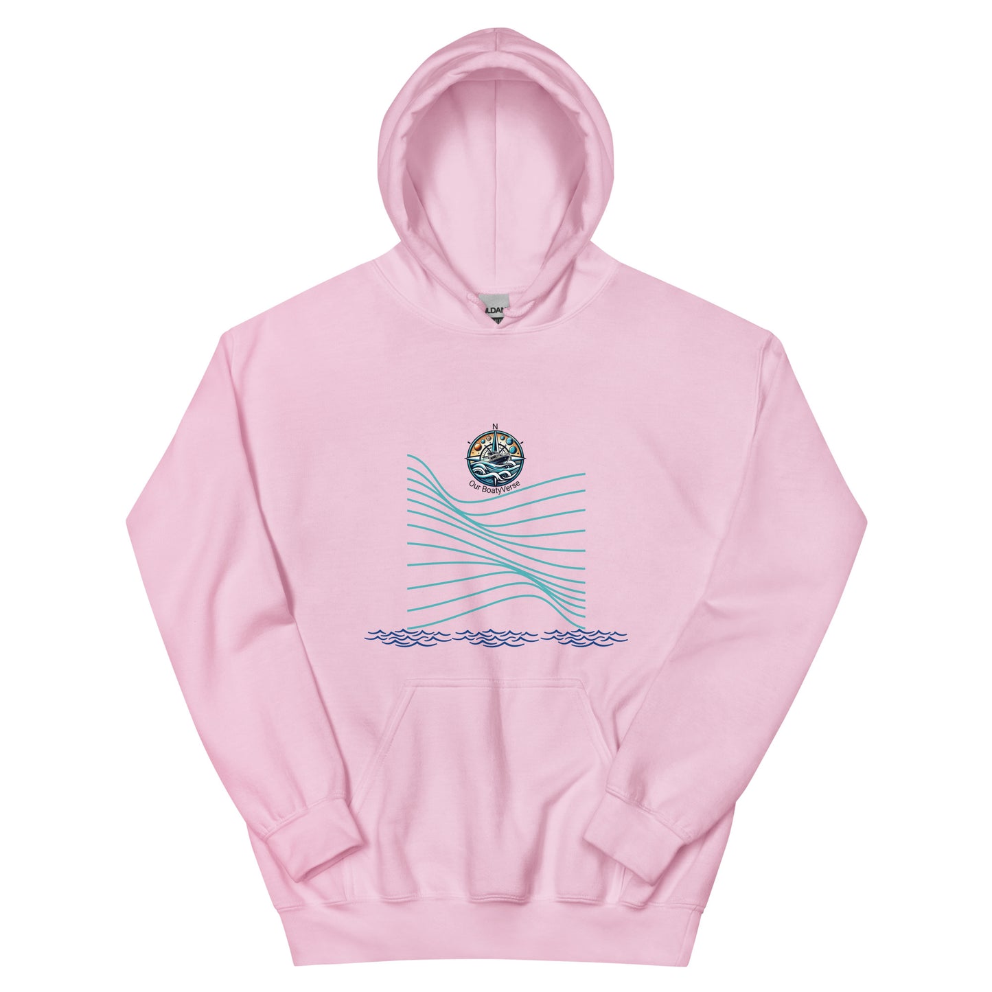Light and Bright Ocean Hoodie by Our BoatyVerse