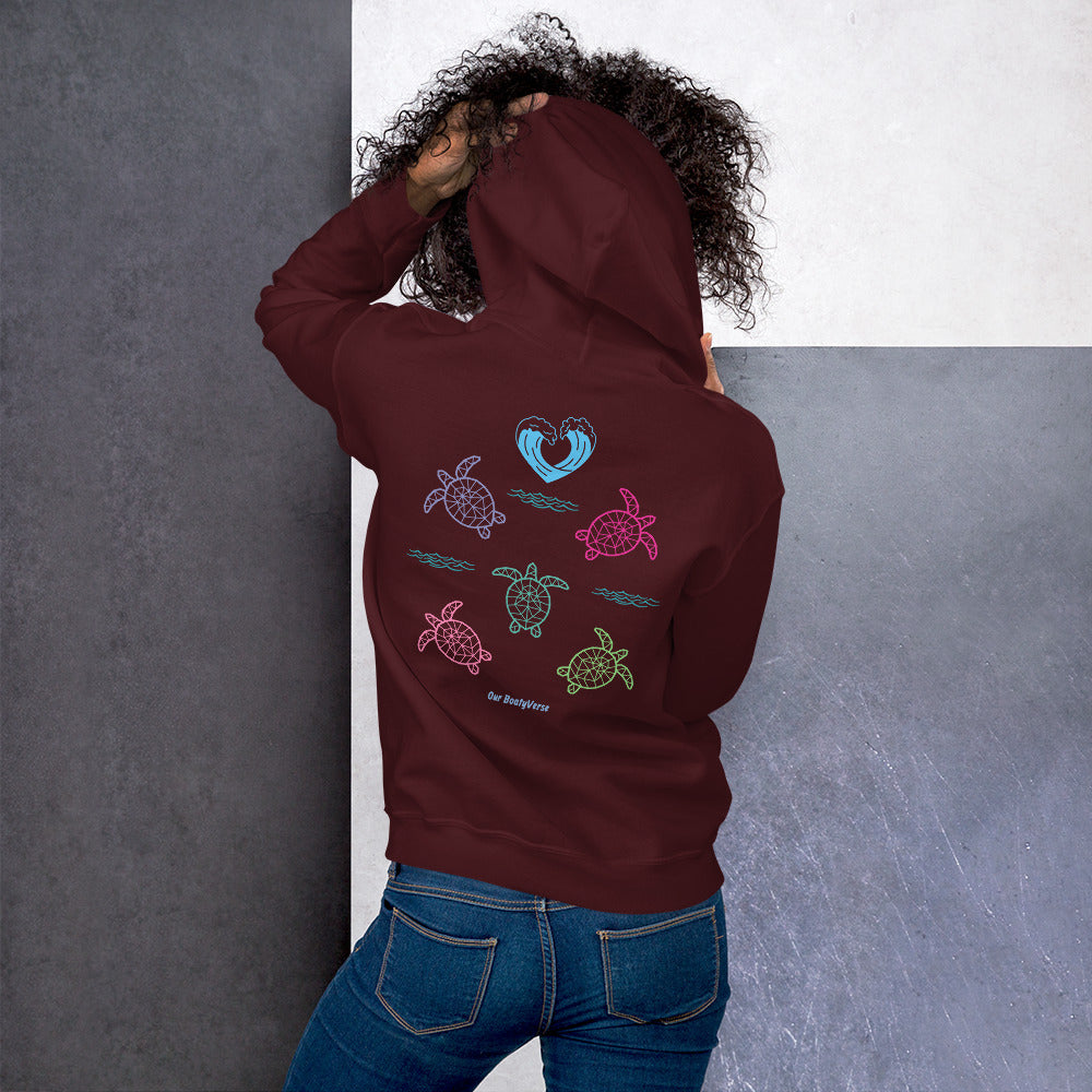 Turtle Love Hoodie by Our BoatyVerse