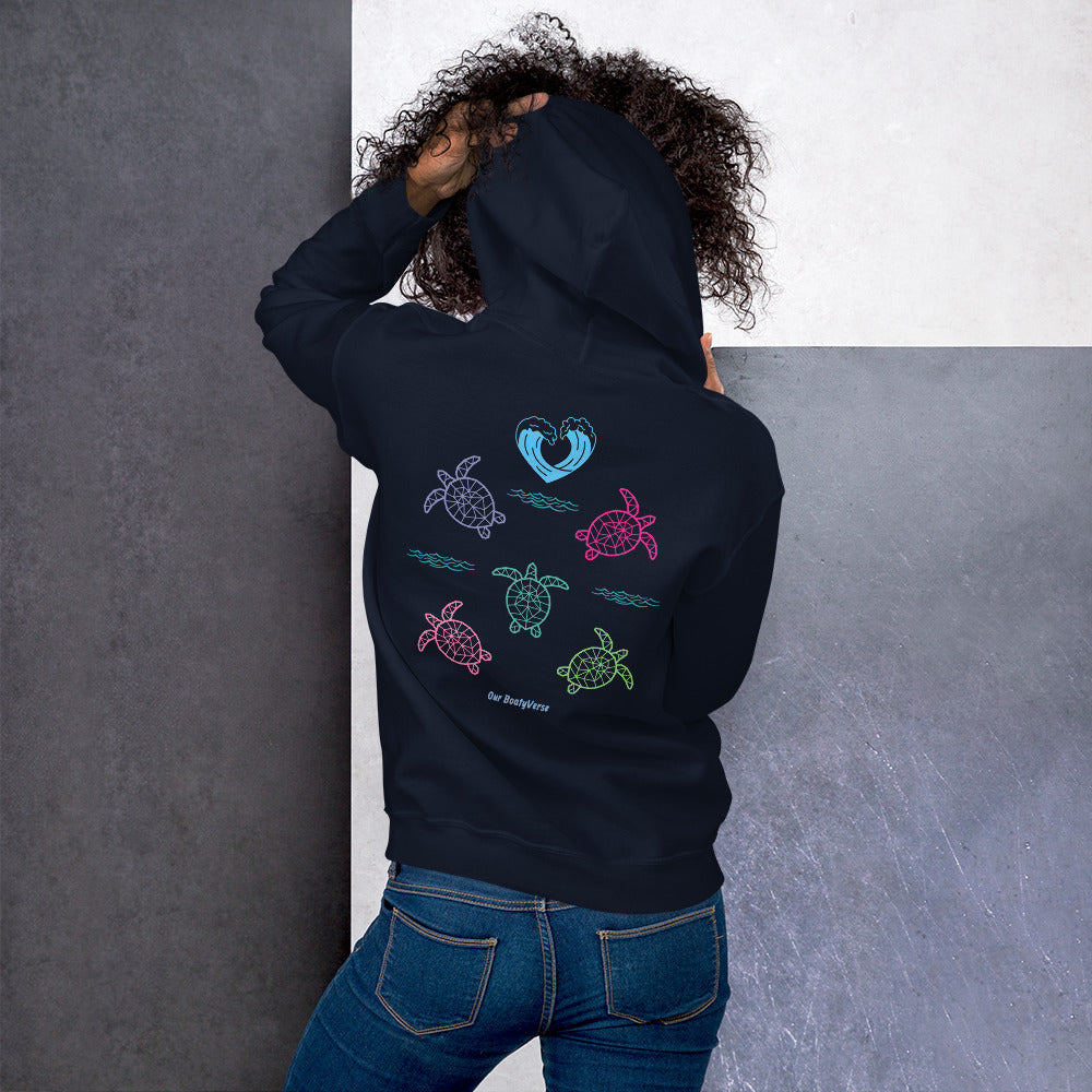 Turtle Love Hoodie by Our BoatyVerse