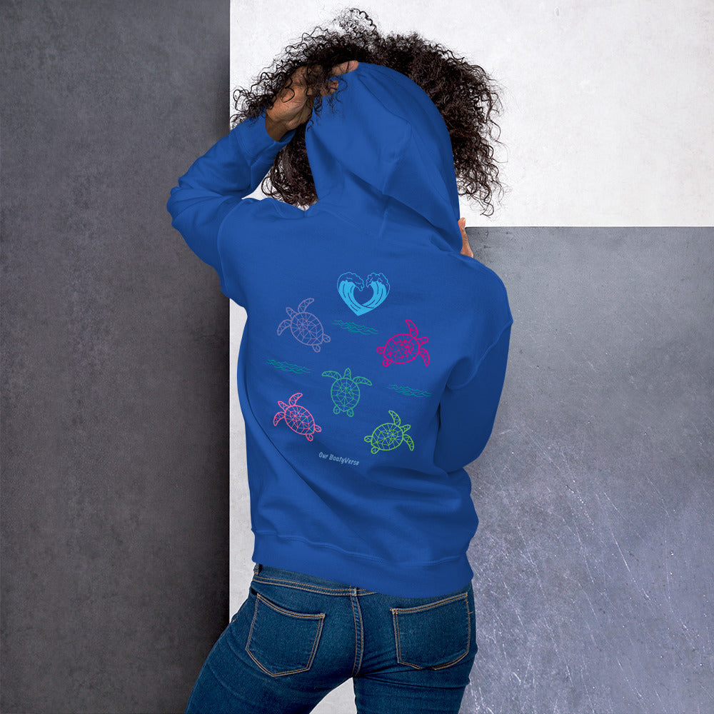 Turtle Love Hoodie by Our BoatyVerse