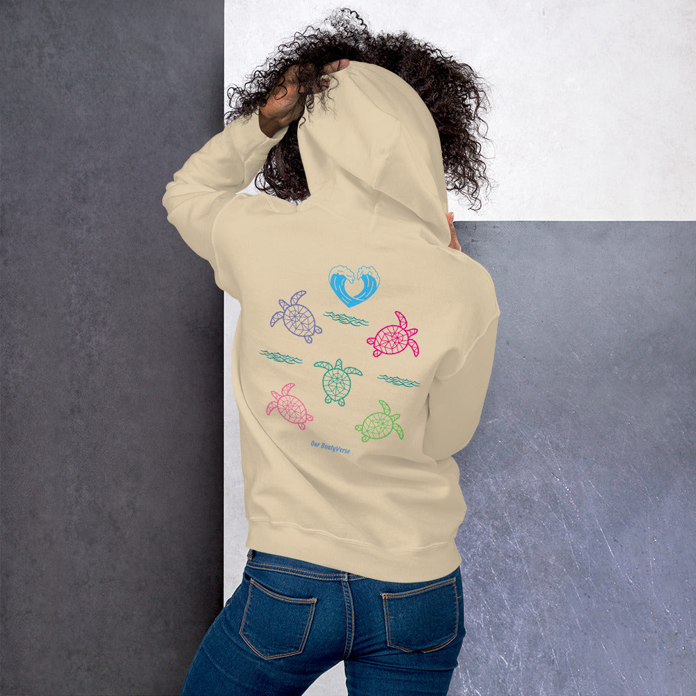 Turtle Love Hoodie by Our BoatyVerse