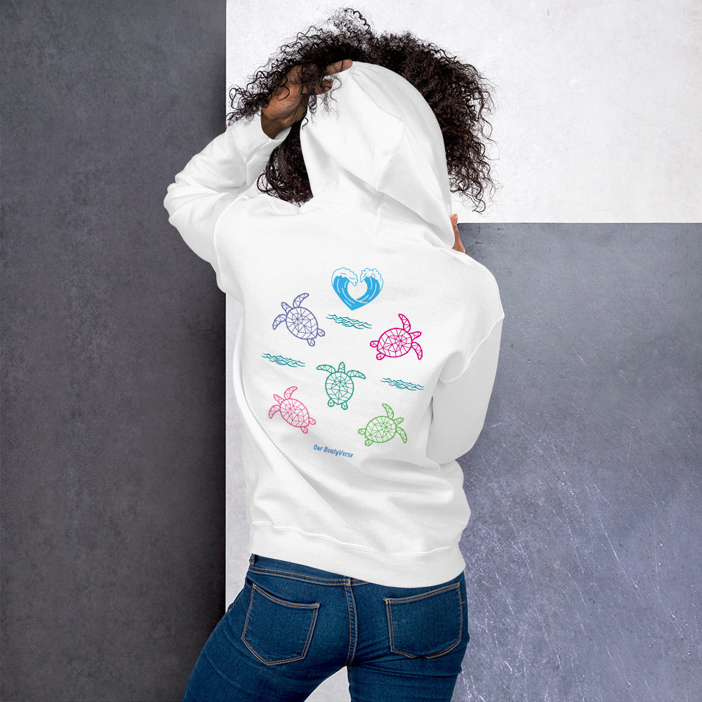 Turtle Love Hoodie by Our BoatyVerse
