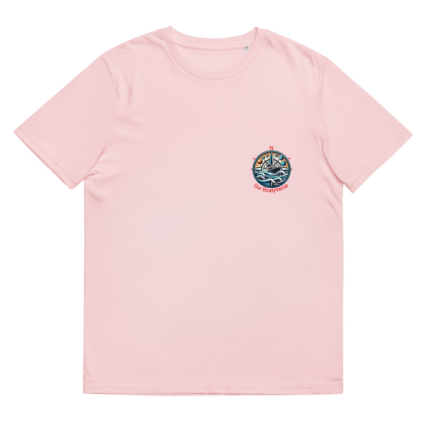 The Compass, 100% organic cotton t-shirt by Our BoatyVerse.