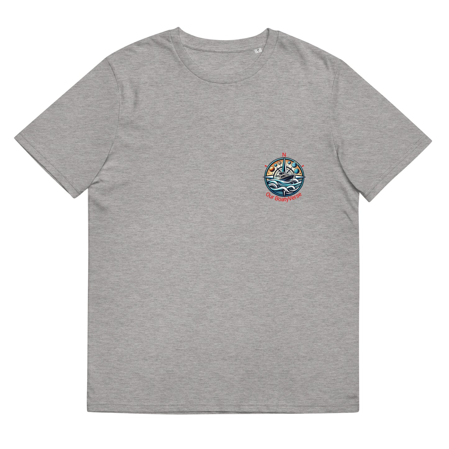 The Compass, 100% organic cotton t-shirt by Our BoatyVerse.