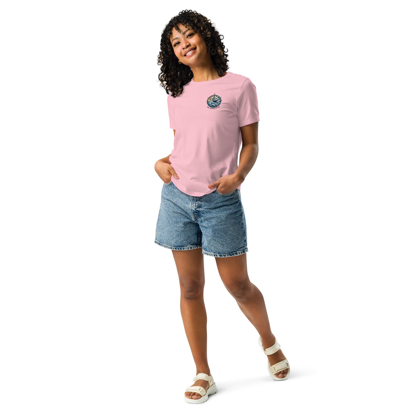 Jewelled Compass, Women's Relaxed T-Shirt by Our BoatyVerse