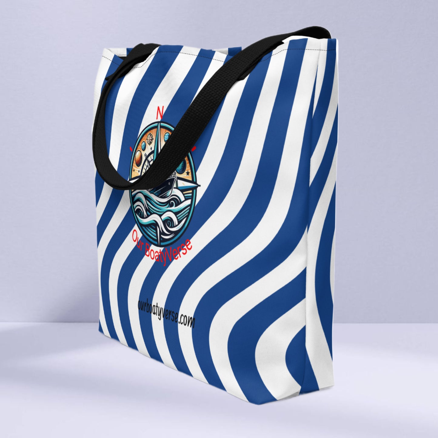 Summer Vibes Large Tote Bag by Our BoatyVerse
