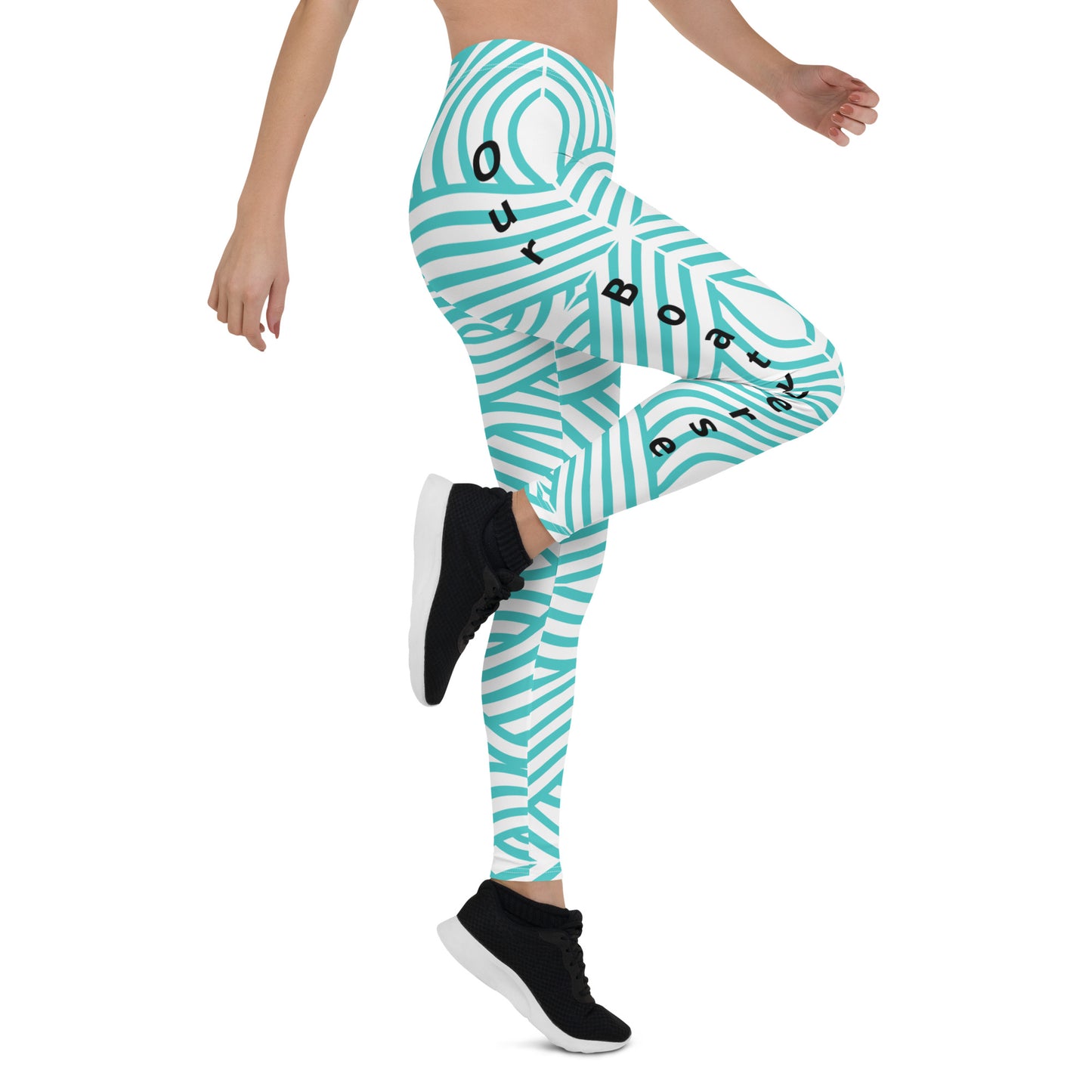 Funky Bright Green Gym Leggings from Our BoatyVerse