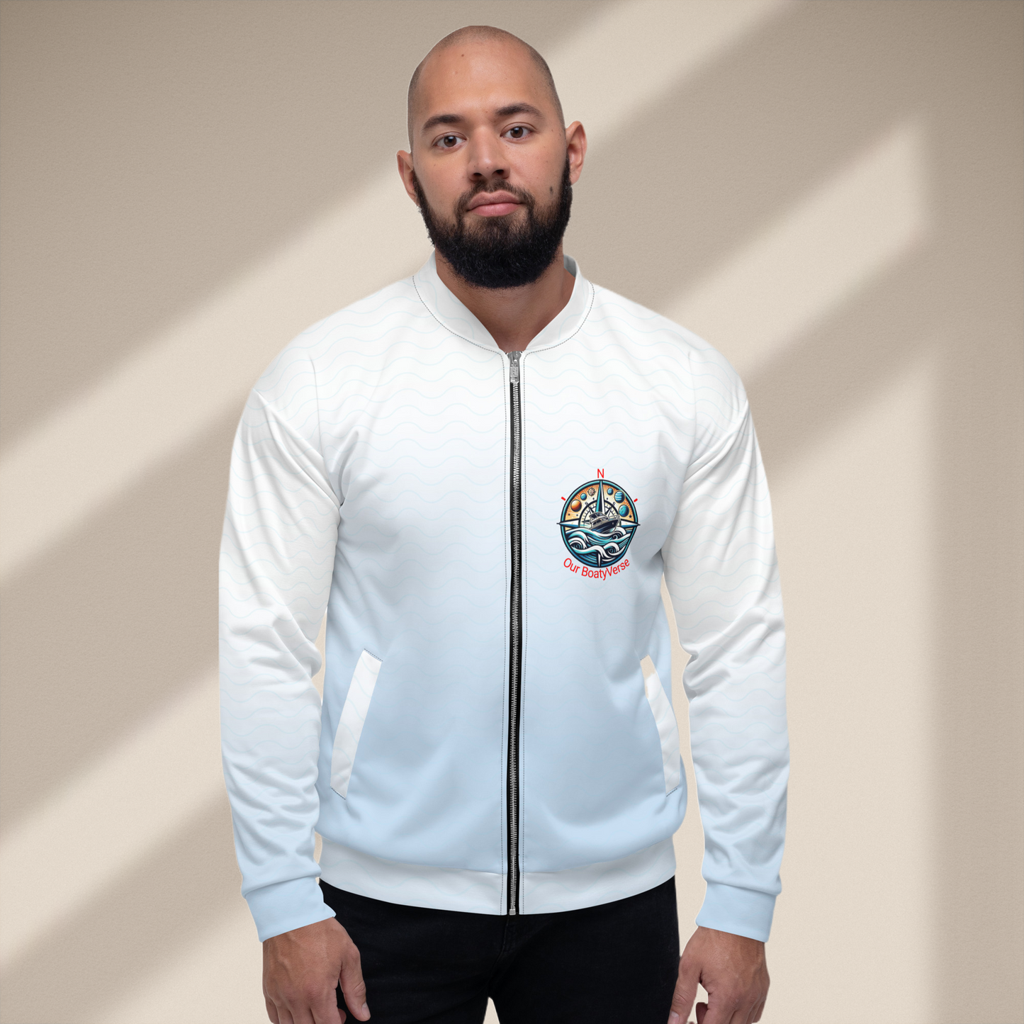 The Ocean Wave Bomber Jacket by Our BoatyVerse