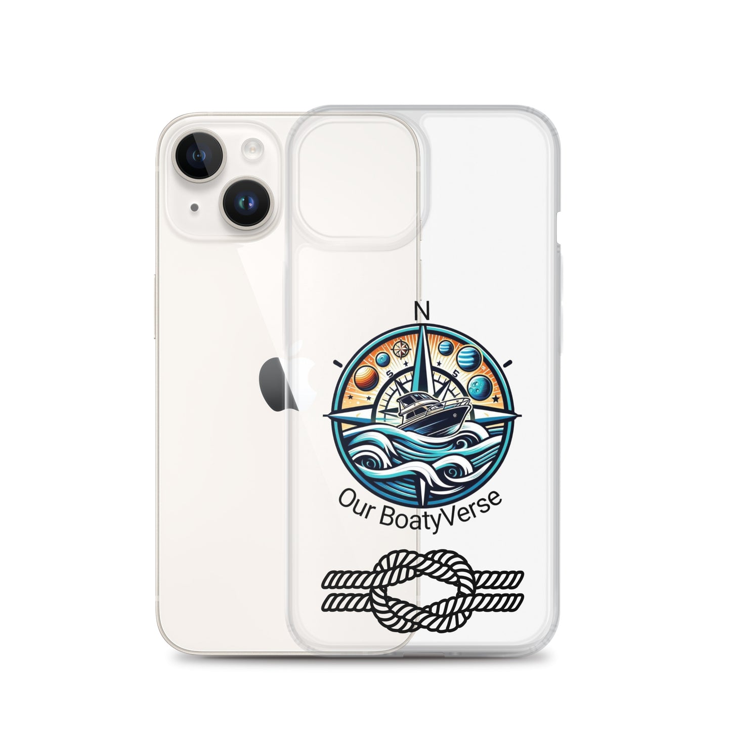 iPhone Stylish Clear Case for all latest models iPhone® by Our BoatyVerse