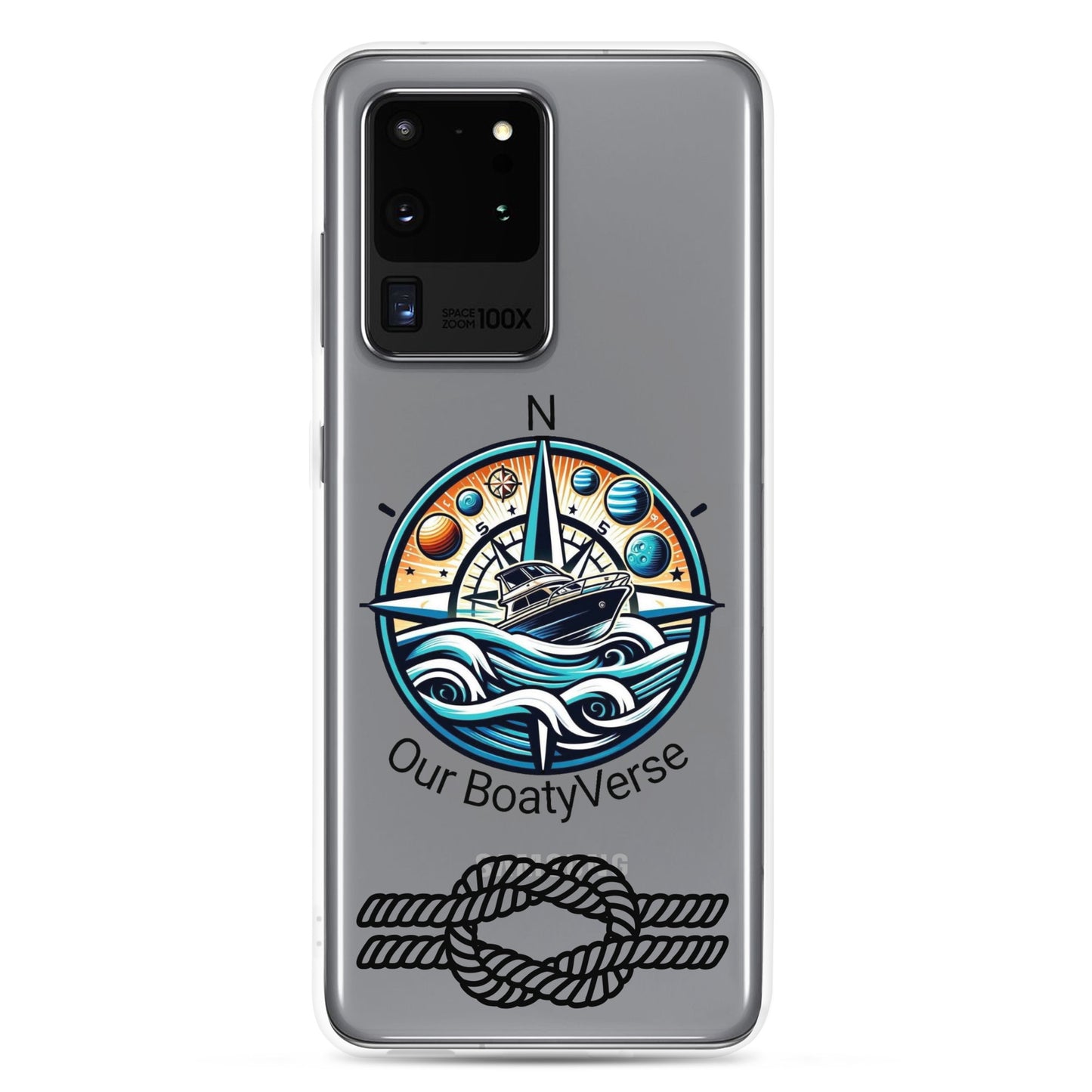Stylish Clear Case for latest Samsung® phones by Our BoatyVerse