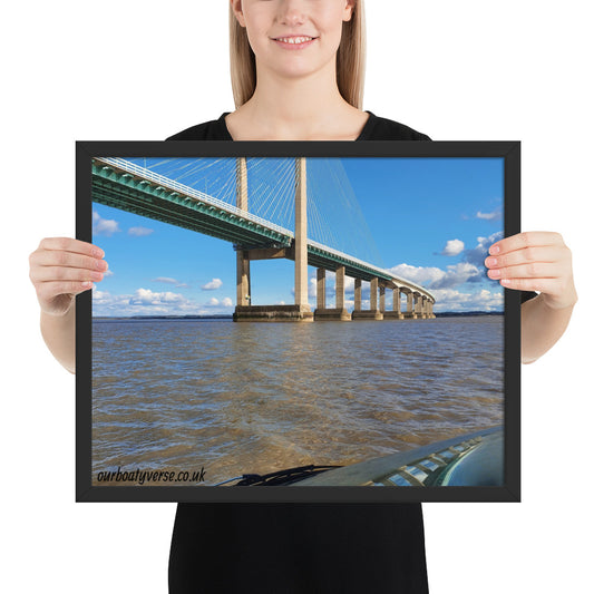 Prince of Wales Bridge Framed Poster Sunrise by Our BoatyVerse
