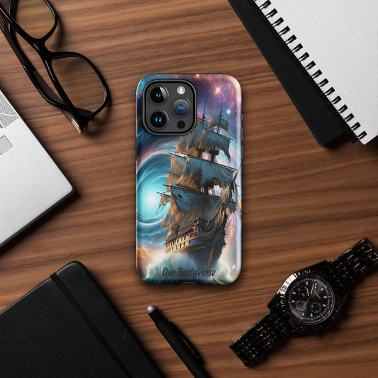 Sailing the Vortex Tough Case for iPhone® By Our BoatyVerse