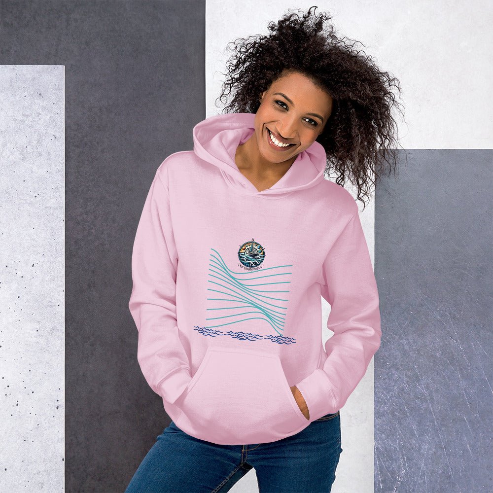 Light and Bright Ocean Hoodie by Our BoatyVerse