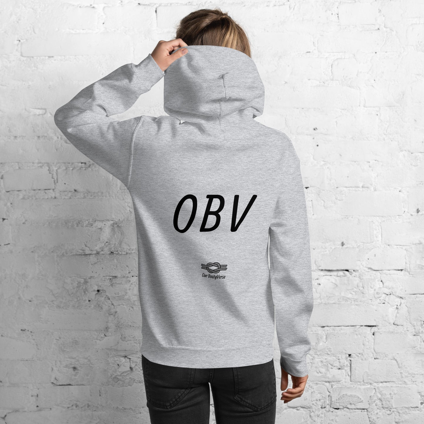 O B V Hoodie by Our BoatyVerse