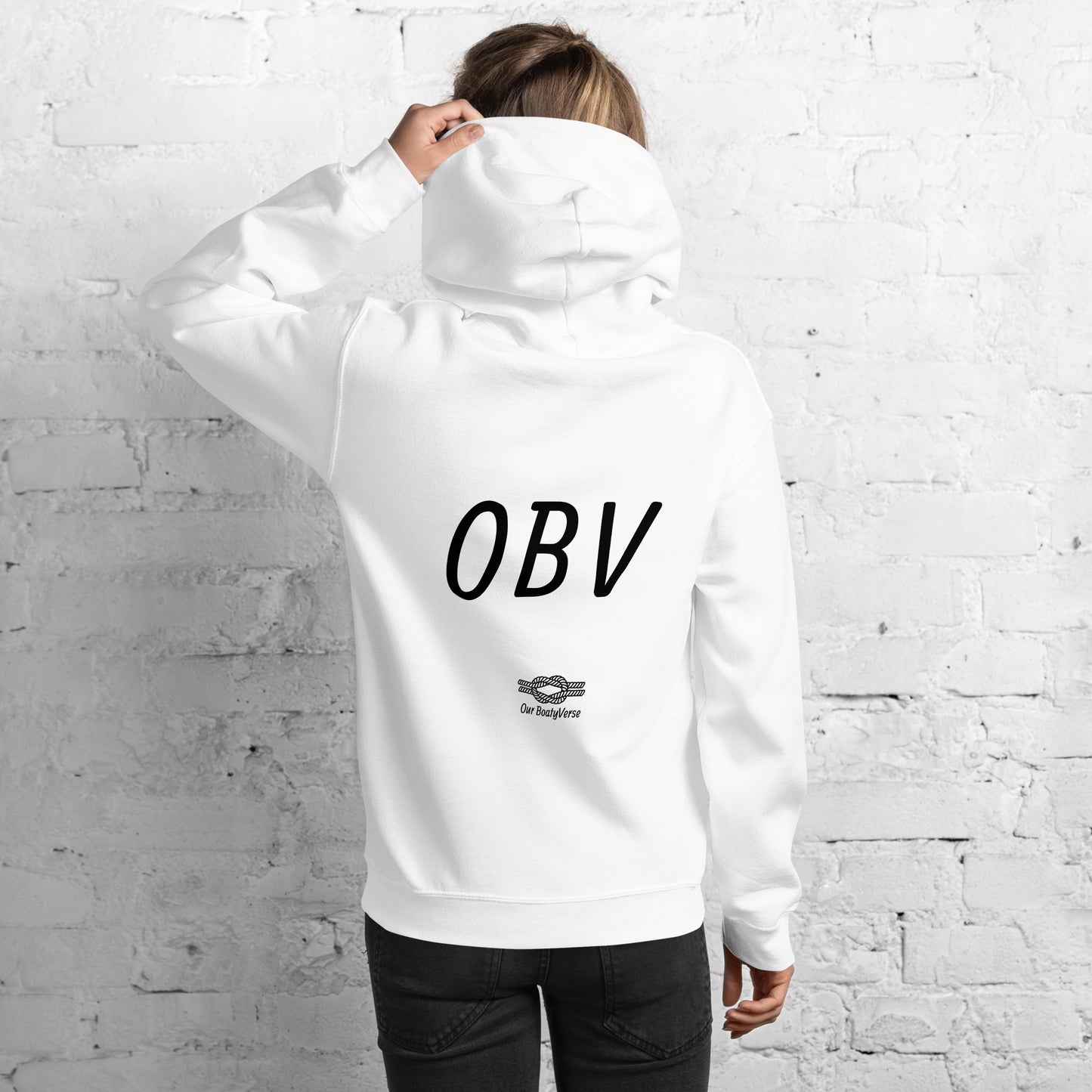 O B V Hoodie by Our BoatyVerse