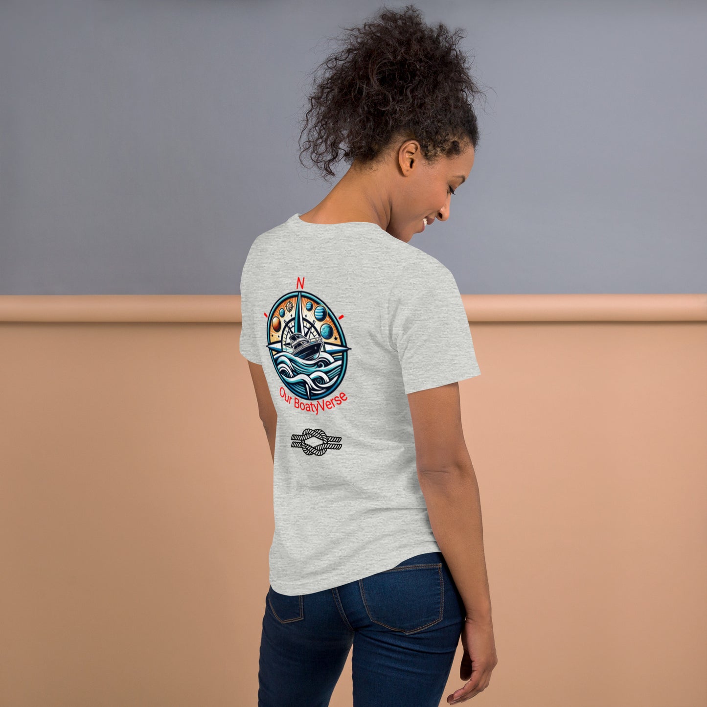 Mosaic Anchor Womens T-shirt by Our BoatyVerse