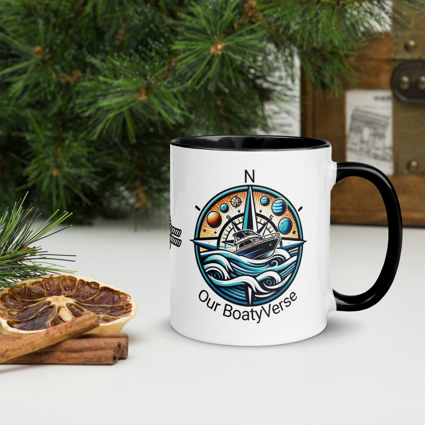 Our BoatyVerse Mug with Colour Inside