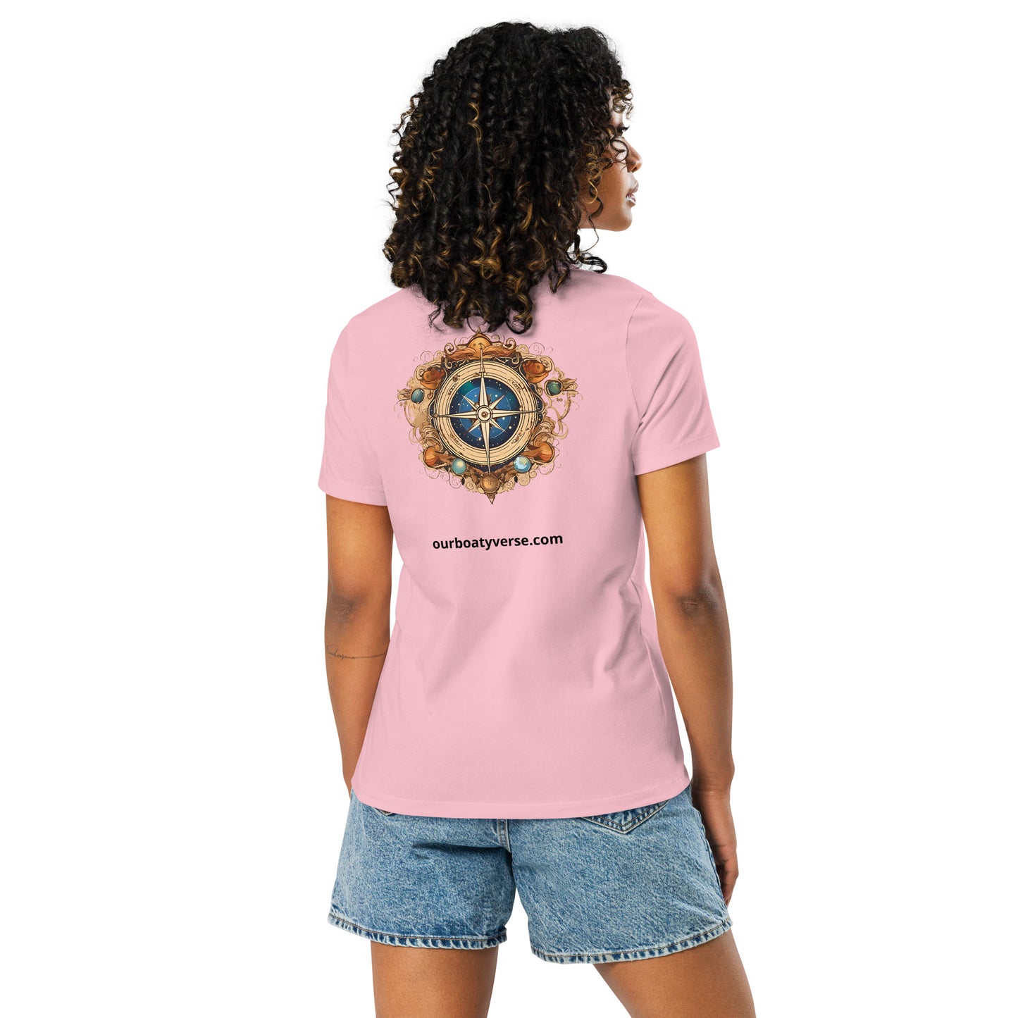 Jewelled Compass, Women's Relaxed T-Shirt by Our BoatyVerse